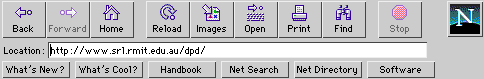 Toolbar di Netscape
