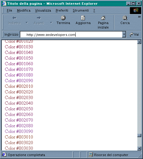 Fig.4.2: Finestra del Browser